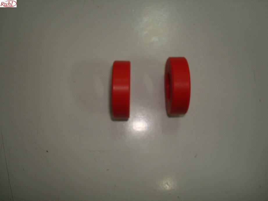 Kunststof ring rood buitenkant achterwiel skelter BFR