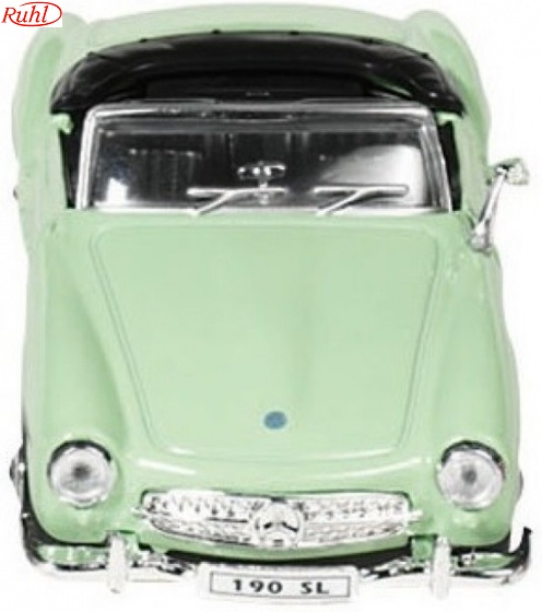 Welly Mercedes-Benz 190 SL (1955): groen zonder dak
