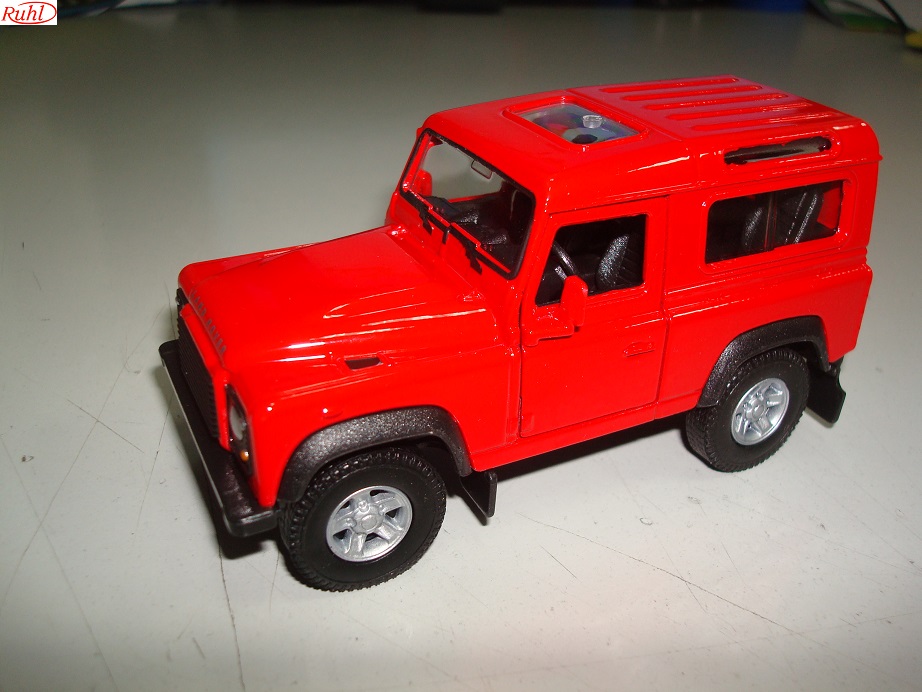 Welly Land Rover Defender rood