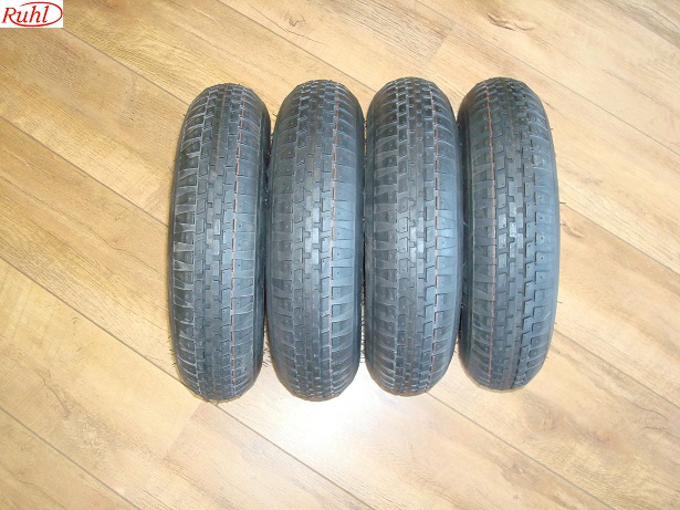4 Stuks Buitenband Universeel tubeless 4.80/400  x 8