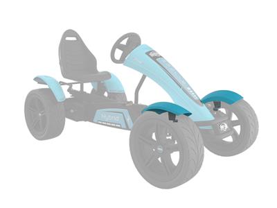 Voorspatborden Hybrid skelter XL, Blauw
