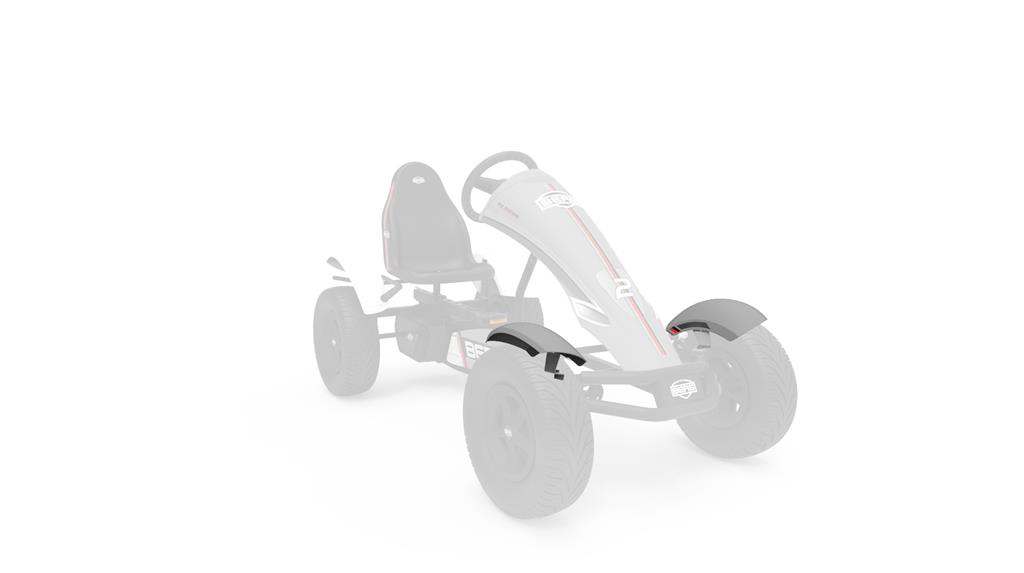 Voorspatborden BERG  Race GTS XL, kleur Grijs